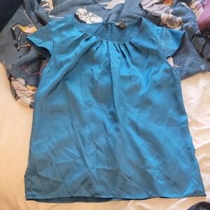 Ann Taylor Teal Blouse
